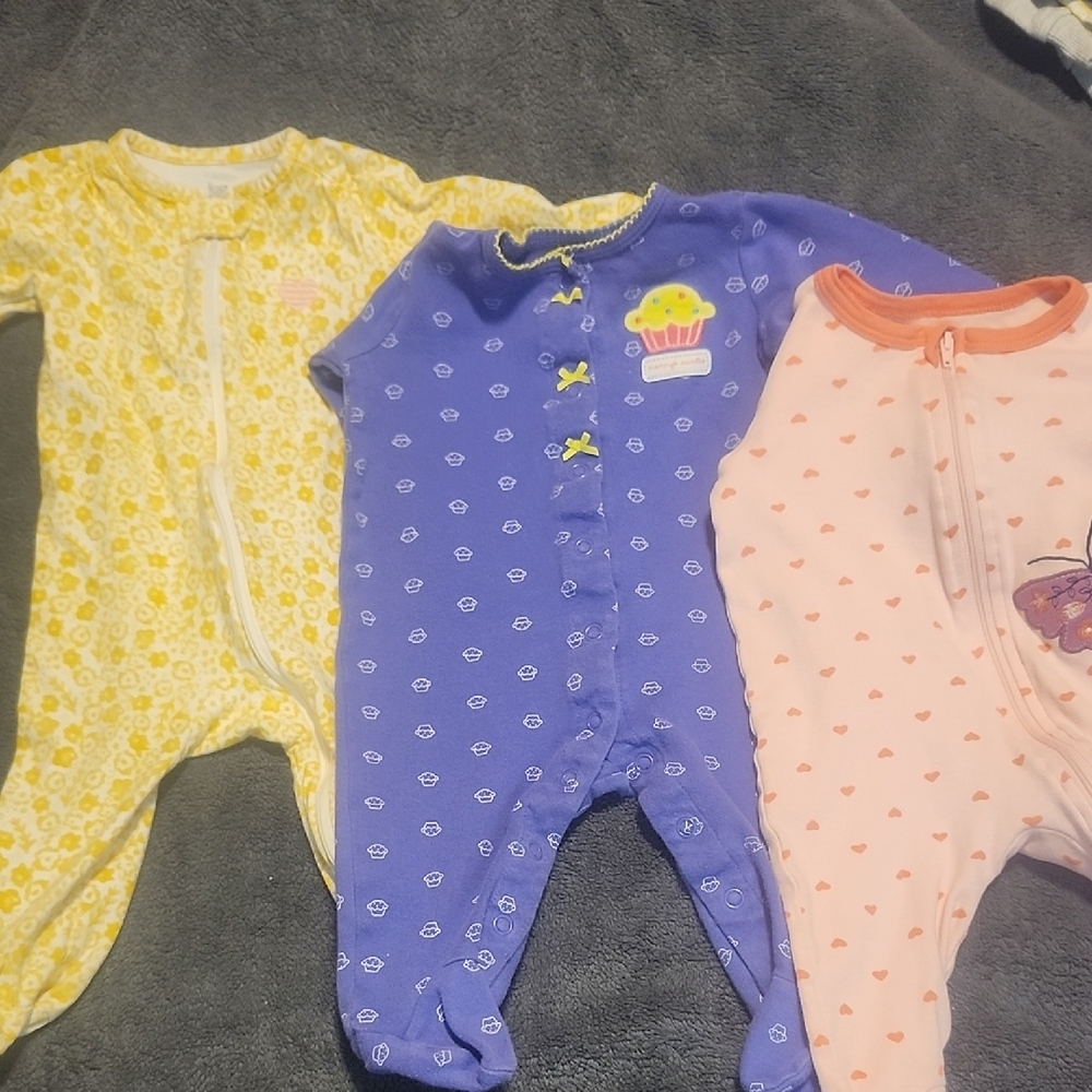 6 MONTH Baby Girl Sleepers. Carters, Koala Baby